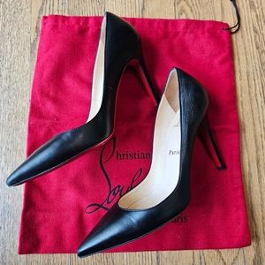 Authentic Christian Louboutin Decoltissimo 100 size 7.5/ 37.5
